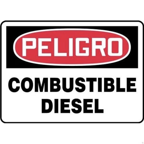 Accuform OSHA DANGER Safety Sign DIESEL FUEL SHMCHL226XT - main